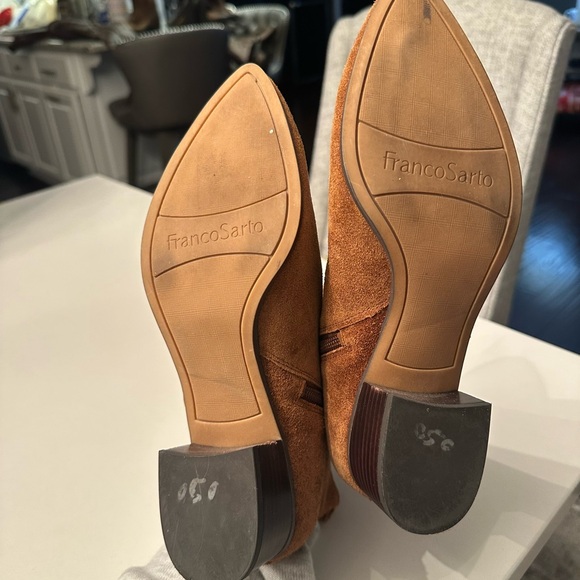 Brown Suede Ankle Boots - Picture 4 of 5